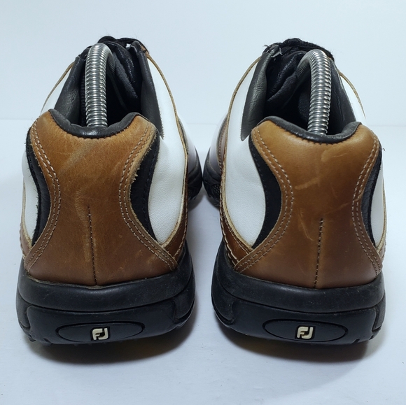 Footjoy Leather Saddle Oxford Golf Shoes main image 2
